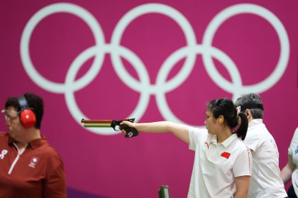 东京奥运会即将开幕 中国射击队训练备战