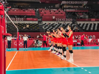 东京奥运会女子排球小组赛 中国不敌土耳其