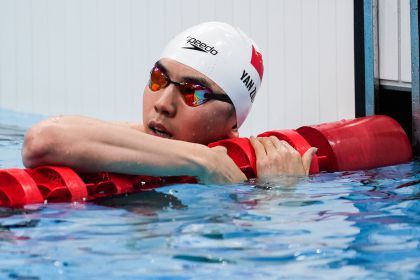 东京奥运会游泳男子100米蛙泳决赛 闫子贝排名第六