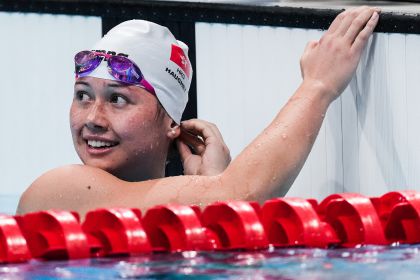 东京奥运会游泳女子100米自由泳半决赛 中国香港选手何诗蓓头名晋级