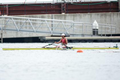 东京奥运会赛艇女子单人双桨决赛 江燕获得第六名