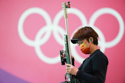 东京奥运会射击女子50米步枪三姿资格赛  史梦瑶陈东琦无缘决赛