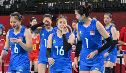 东京奥运会女排小组赛 中国队3比0胜阿根廷队