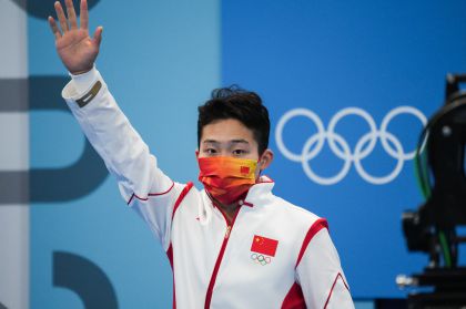 东京奥运会跳水男子三米板决赛 谢思埸夺金/王宗源得银