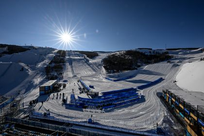 2022年冬奥会开幕在即 云顶赛道及新闻中心踩点