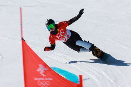 北京冬奥会单板滑雪女子平行大回转比赛 中国选手出战
