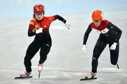 韩雨桐晋级北京冬奥会短道速滑女子1000米次轮