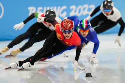 武大靖晋级北京冬奥会短道速滑男子500米半决赛