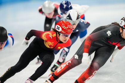 韩雨桐晋级北京冬奥会短道速滑女子1500米半决赛
