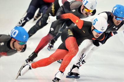 北京冬奥会速度滑冰男子集体出发决赛 宁忠岩排名十二