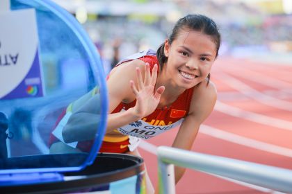 田径世锦赛女子400米栏预赛 莫家蝶无缘半决赛