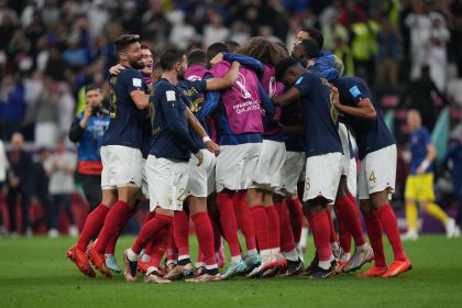 2022年卡塔尔世界杯1/4决赛 法国击败英格兰晋级四强