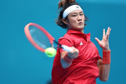 杭州亚运会网男子单打第二轮 张之臻2比0击败对手成功晋级