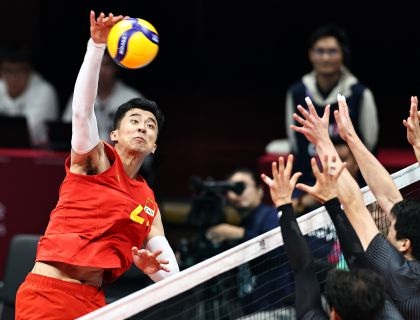 杭州亚运会男子排球半决赛 中国3比0胜日本晋级决赛