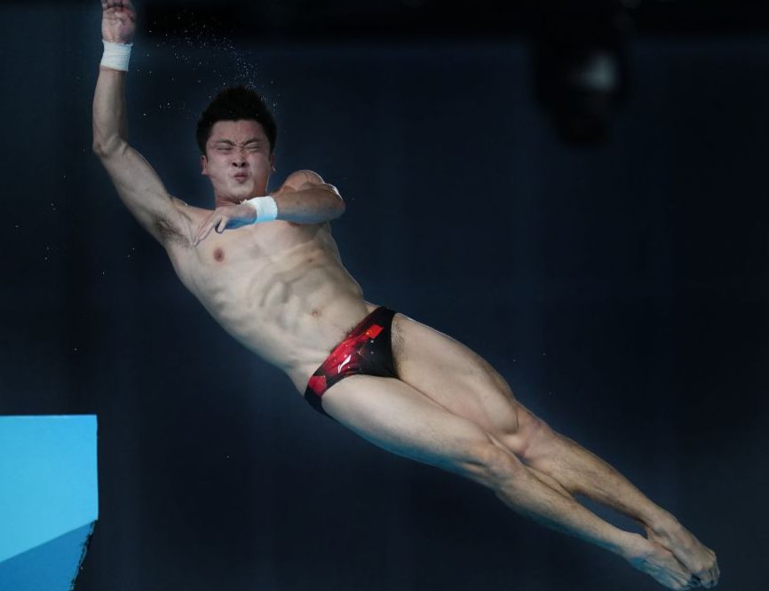 十五运会跳水男子10米台决赛 山东队练俊杰夺冠