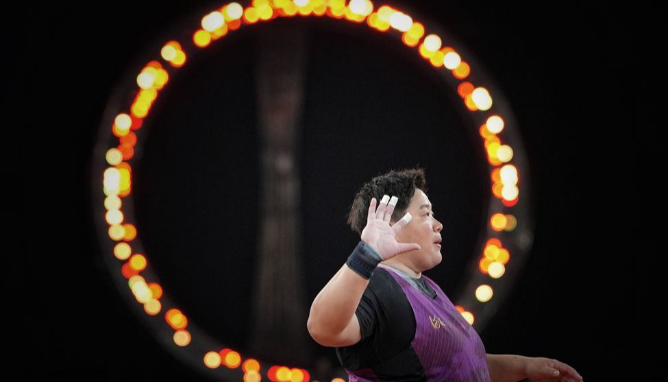 十五运会田径女子铅球决赛 河北队巩立姣夺冠