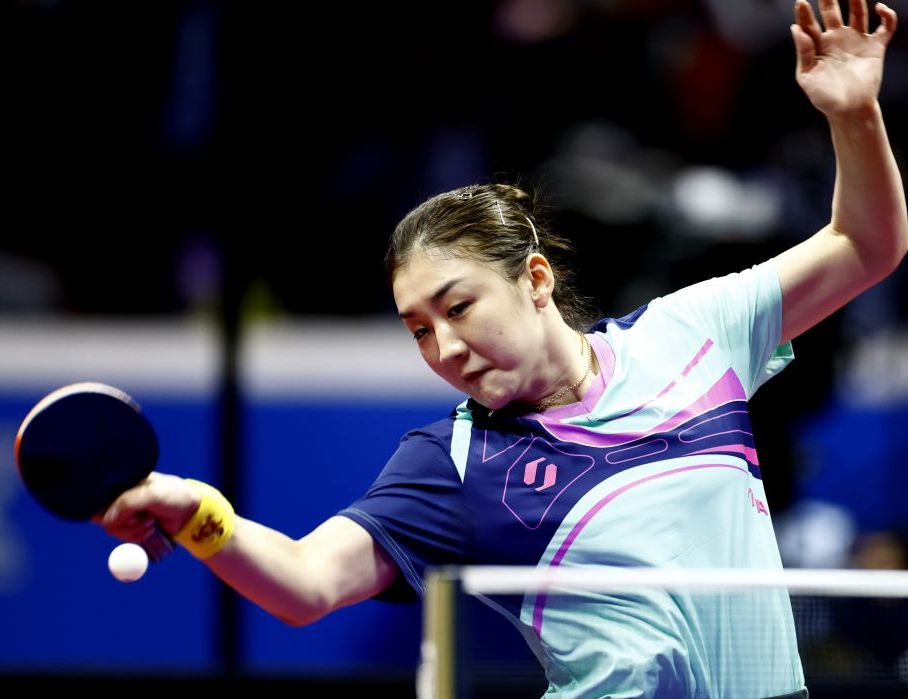 十五运会乒乓球女子单打铜牌赛 山东队陈梦4比1胜澳门队朱雨玲