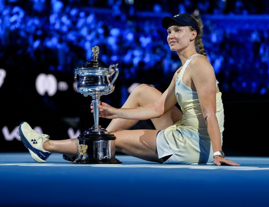 澳大利亚网球公开赛女单决赛 莱巴金娜夺得冠军