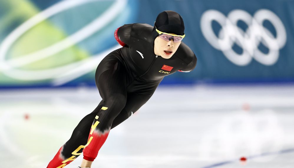 米兰冬奥会速度滑冰男子5000米决赛 刘瀚彬出战