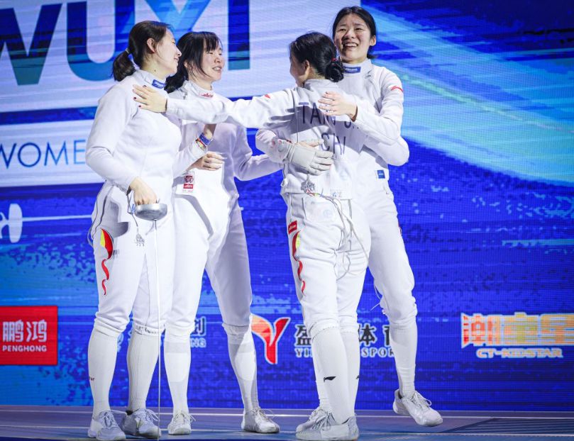 2025-2026女子重剑世界杯（无锡站）团体决赛 中国队夺金