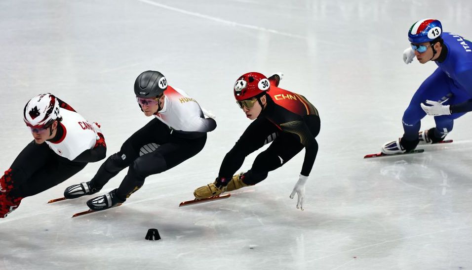米兰冬奥会短道速滑男子5000米接力半决赛 中国队无缘决赛