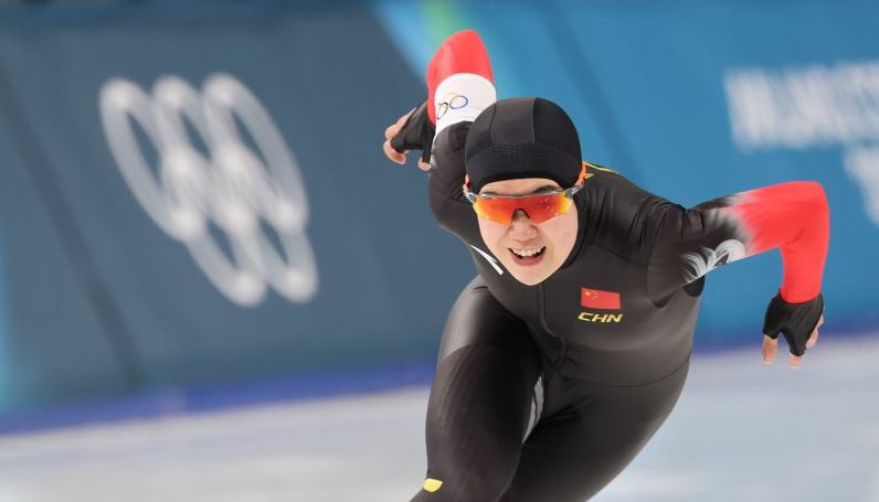 米兰冬奥会速度滑冰女子500米决赛 田芮宁获得第16名