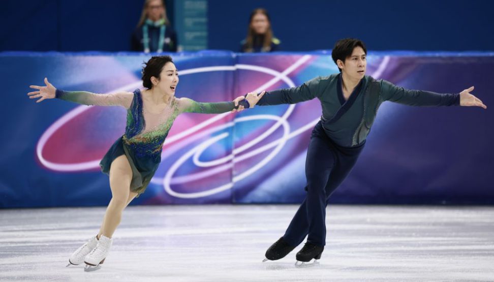 米兰冬奥会花样滑冰双人自由滑 隋文静、韩聪第五
