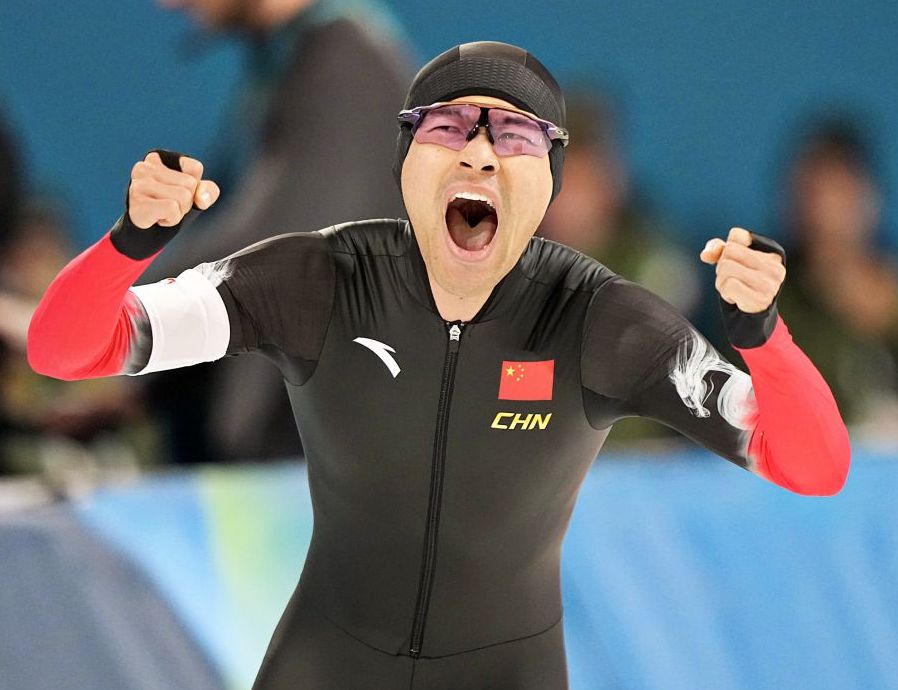 米兰冬奥会速度滑冰男子1500米决赛 宁忠岩破奥运纪录摘金