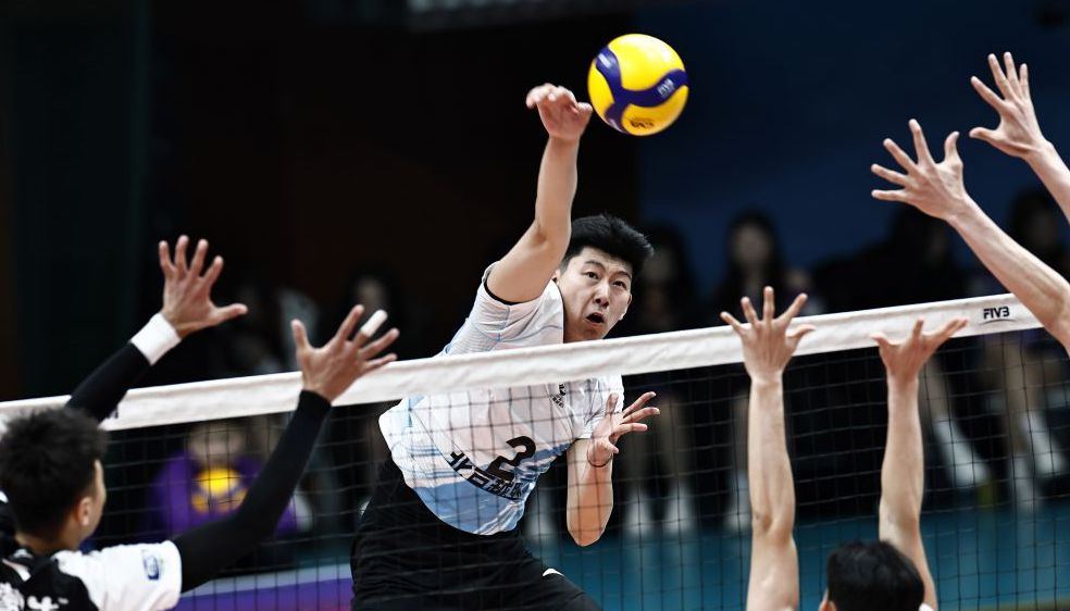 2025-2026中国男排超级联赛季后赛 北京北冰洋主场3比0击败保定沃隶