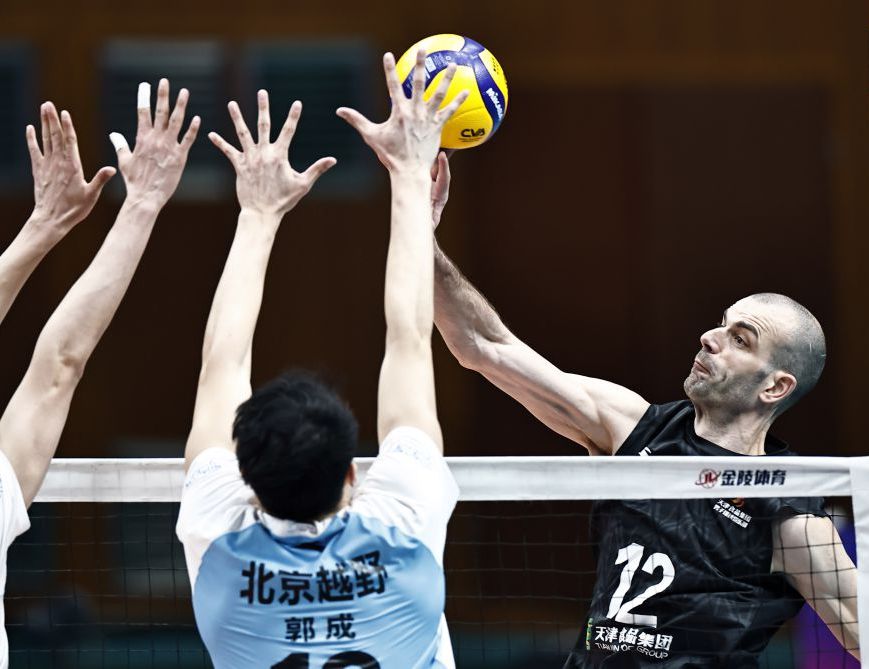 2025-2026中国男排超级联赛季后赛 北京北冰洋1比3不敌天津食品集团
