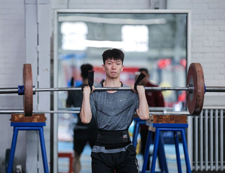 中国田径队在京训练