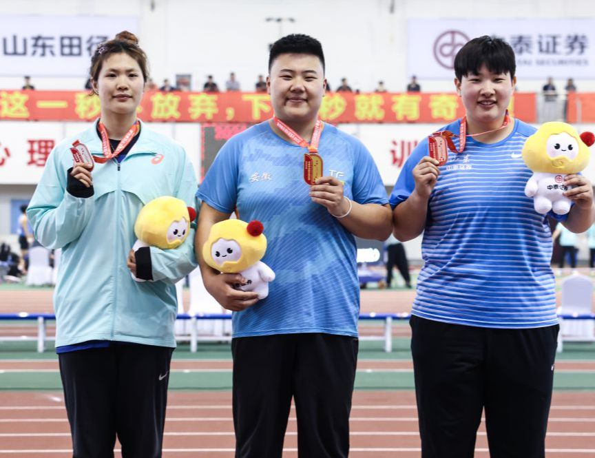 2026年全国室内田径锦标赛女子铅球决赛 姜月获得冠军