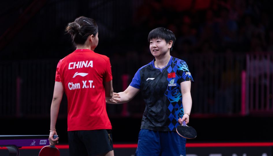WTT美国大满贯赛女子单打1/4决赛 孙颖莎成功晋级