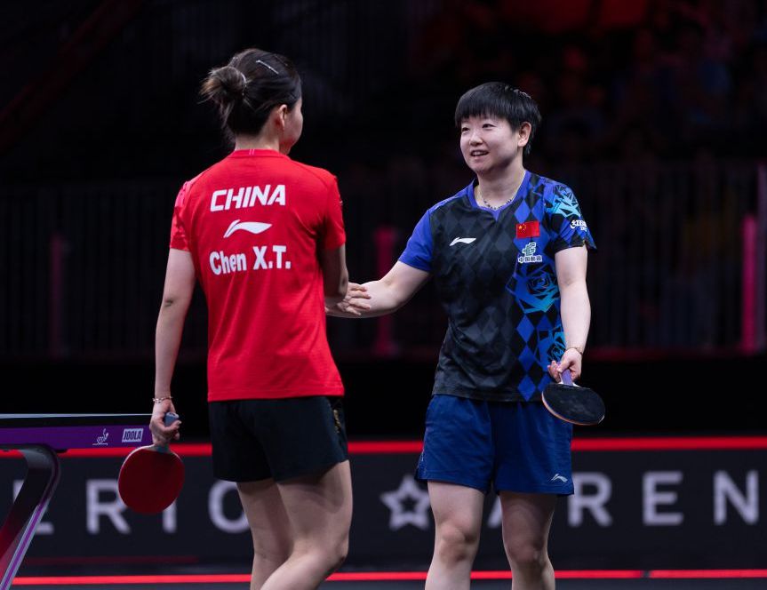 WTT美国大满贯赛女子单打1/4决赛 孙颖莎成功晋级