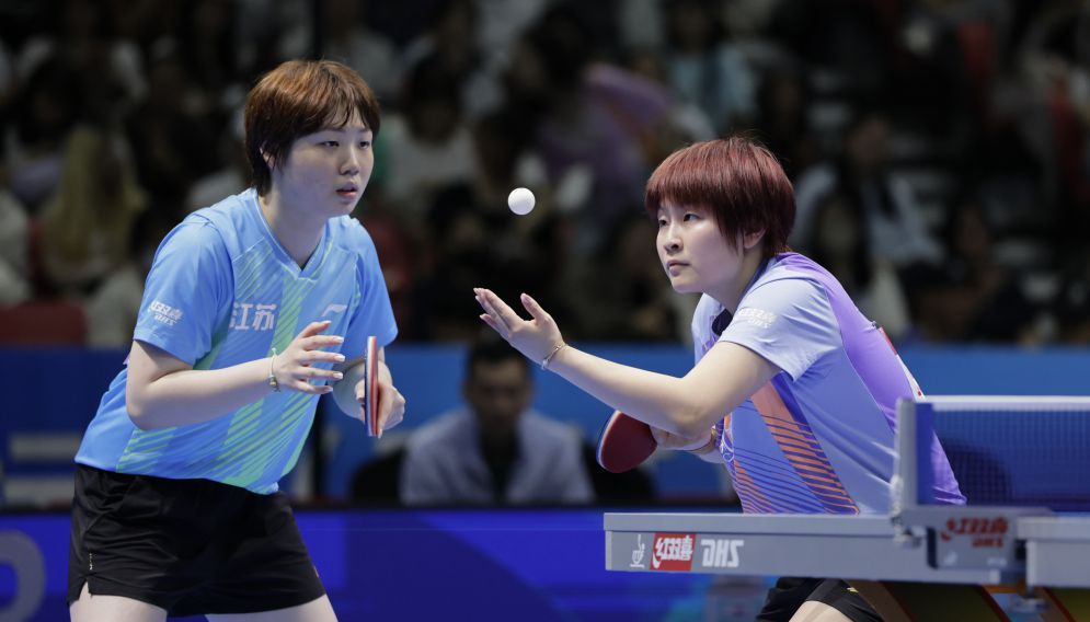 2026全国乒乓球锦标赛女子双打半决赛 覃予萱/蒯曼晋级决赛