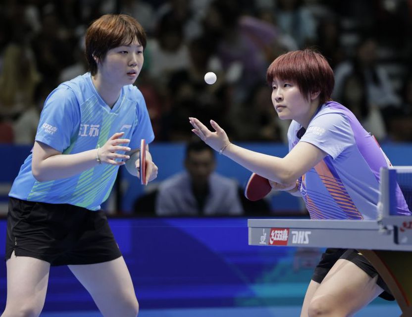 2026全国乒乓球锦标赛女子双打半决赛 覃予萱/蒯曼晋级决赛