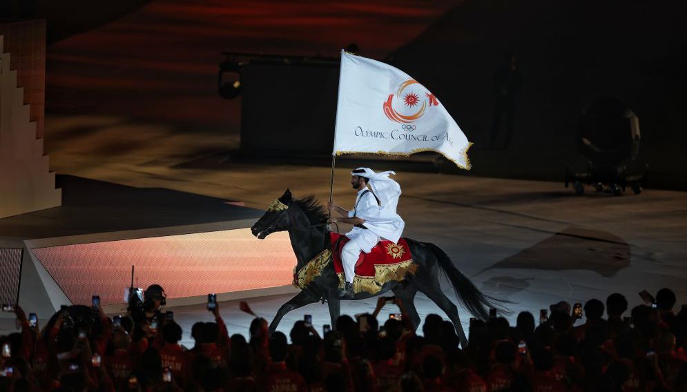 第20届亚洲运动会闭幕式 多哈八分钟表演