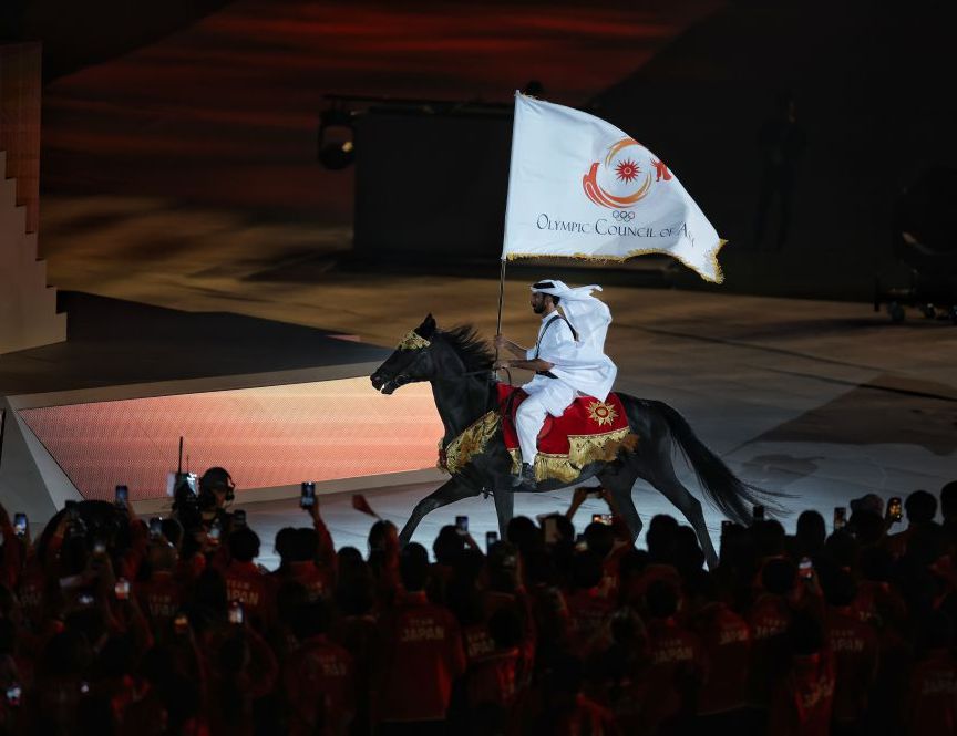 第20届亚洲运动会闭幕式 多哈八分钟表演