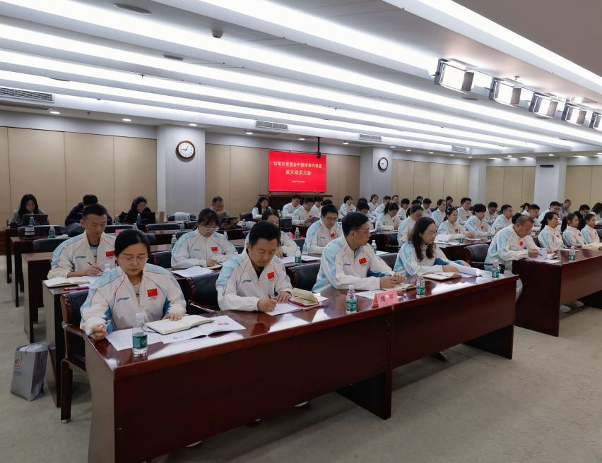 达喀尔青奥会中国体育代表团成立动员大会在京召开