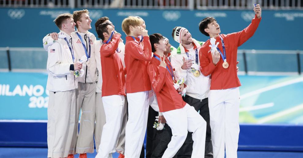 图为颁奖仪式景象。（中国体育图片 鹿麟 摄）